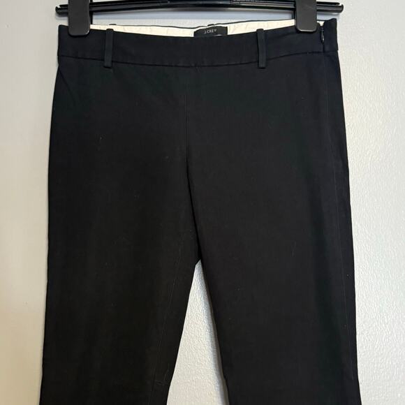 J Crew Black Stretch Minnie Cropped Leg Dress Pants 2 - Picture 2 of 5